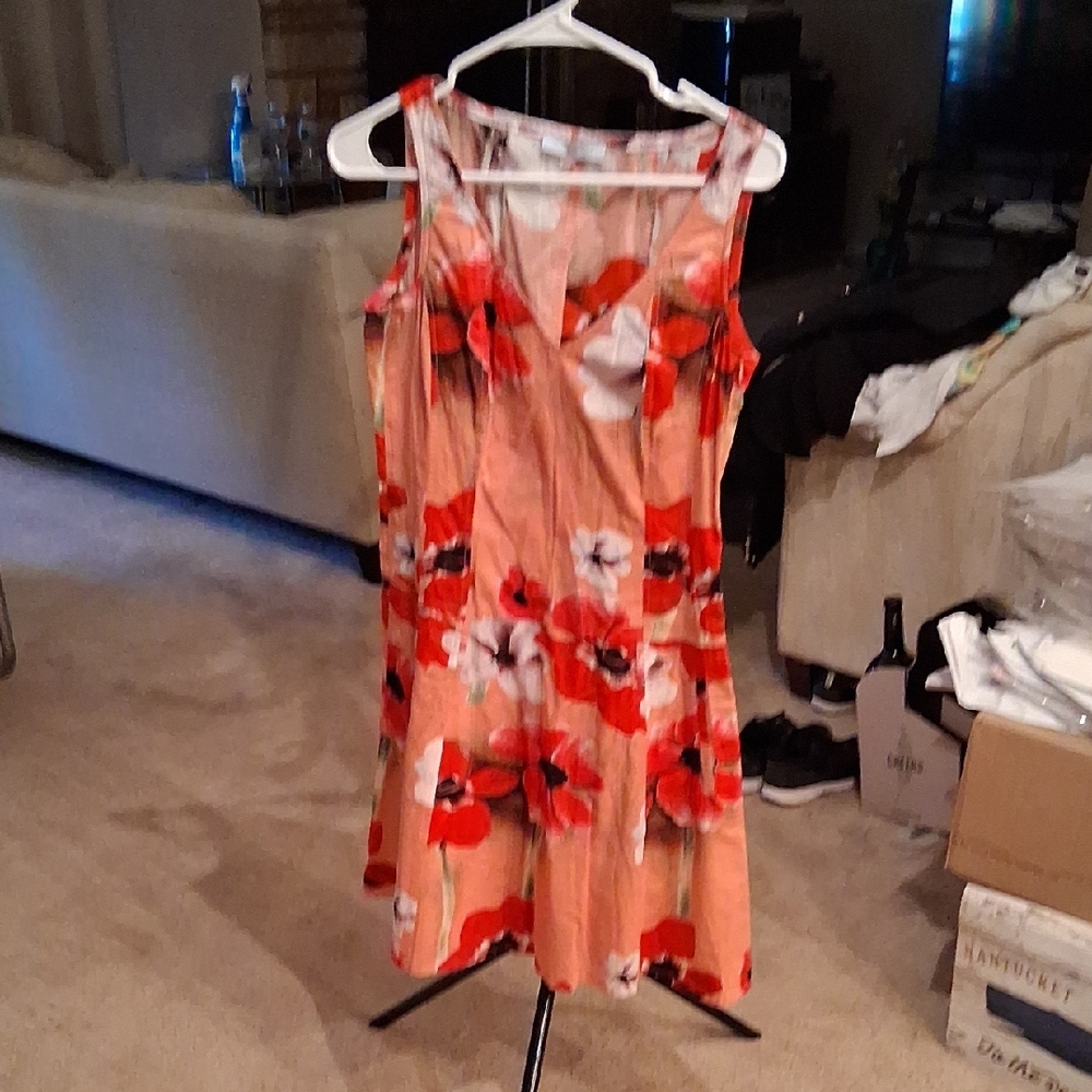 STRENESSE Floral Midi Dress - Red and White